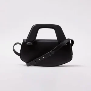 āim / handmade in Italy Borse | aim / handmade in Italy – Emma – Shoulder Bag – Smooth Calf Leather colore Black