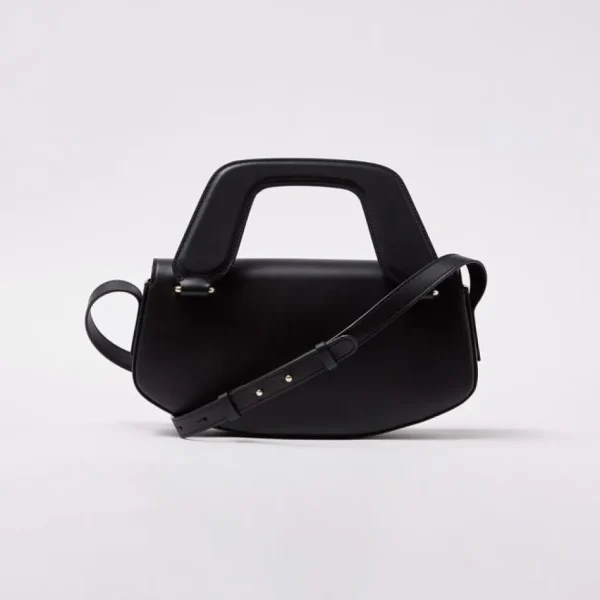 āim / handmade in Italy Borse | aim / handmade in Italy – Emma – Shoulder Bag – Smooth Calf Leather colore Black
