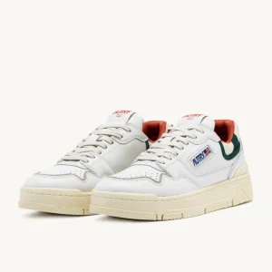Uomo Autry Uomo | – CLC Low in Pelle Bianca e Suede Forest