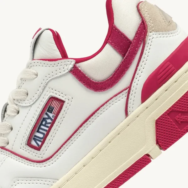 Donna Autry Donna | – CLC Low in Pelle Bianca e Bright Rose