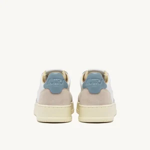 Uomo Autry Uomo | – Medalist Low in Pelle e Suede Bianco Silver Blue