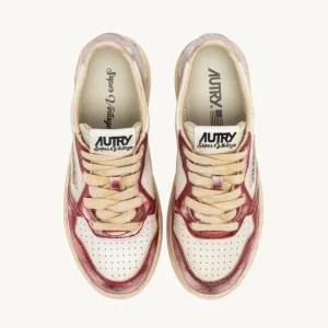 Donna Autry Donna | – Medalist Super Vintage in Pelle Spazzolata Rosso Pink