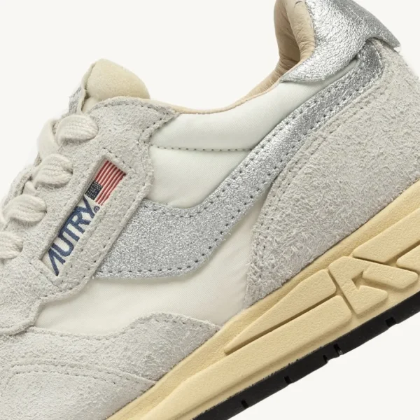 Donna Autry Donna | – Reelwind in Nylon e Suede Bianco Silver