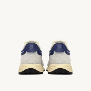 Uomo Autry Uomo | – Reelwind Low in Nylon e Suede Bianco Limoges