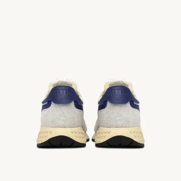 Uomo Autry Uomo | – Reelwind Low in Nylon e Suede Bianco Limoges