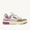 Donna Autry Donna | – Sneaker CLC Low in Suede Nabuk Fucsia Tobacco