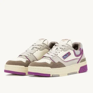 Donna Autry Donna | – Sneaker CLC Low in Suede Nabuk Fucsia Tobacco