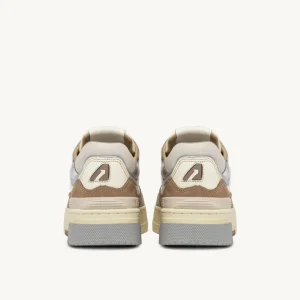 Donna Autry Donna | – Sneaker CLC Low in Suede Nabuk Natural Silver