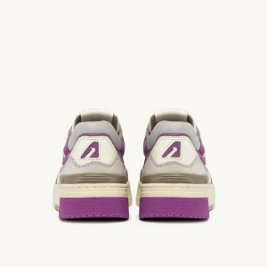 Donna Autry Donna | – Sneaker CLC Low in Suede Nabuk Fucsia Tobacco