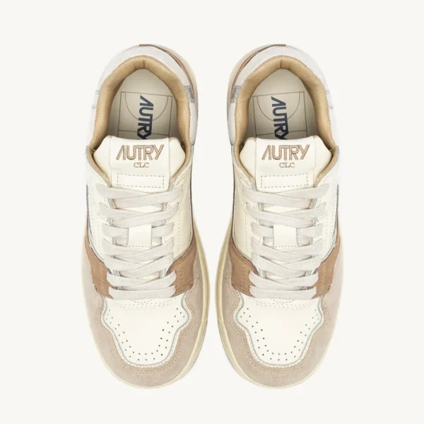 Donna Autry Donna | – Sneaker CLC Low in Suede Nabuk Natural Silver