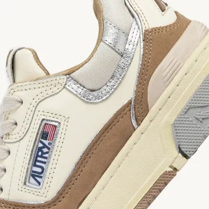 Donna Autry Donna | – Sneaker CLC Low in Suede Nabuk Natural Silver