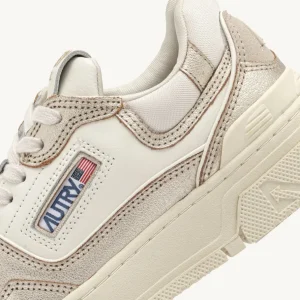 Donna Autry Donna | – Sneaker CLC Low in Pelle Bianca Platino