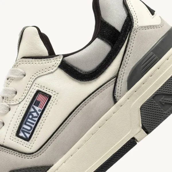 Uomo Autry Uomo | – Sneaker CLC Low in Suede Nabuk Grigio Nero