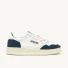 Uomo Autry Uomo | – Sneaker Medalist Low in Pelle e Suede Bianca Capri