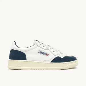 Uomo Autry Uomo | – Sneaker Medalist Low in Pelle e Suede Bianca Capri