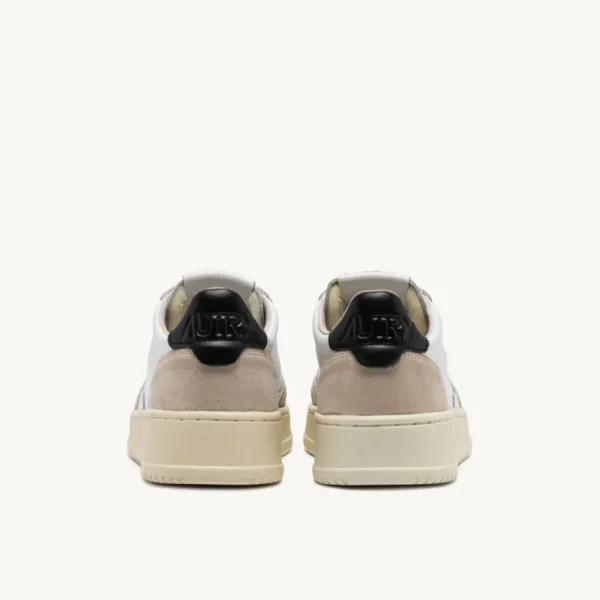 Donna Autry Donna | – Sneaker Medalist Low in Pelle Suede Bianca Nera