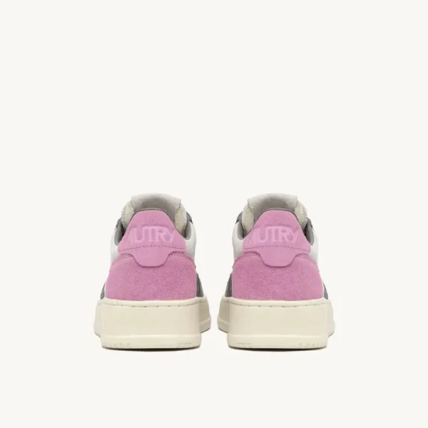 Donna Autry Donna | – Sneaker Medalist Low in Suede Grigio Rosa