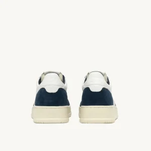 Uomo Autry Uomo | – Sneaker Medalist Low in Pelle e Suede Bianca Capri