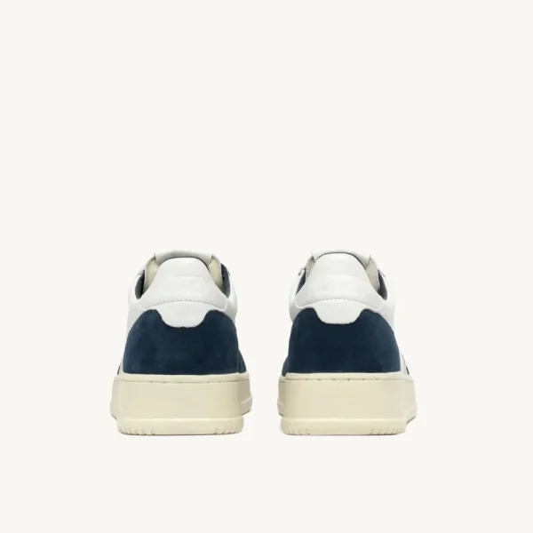 Uomo Autry Uomo | – Sneaker Medalist Low in Pelle e Suede Bianca Capri