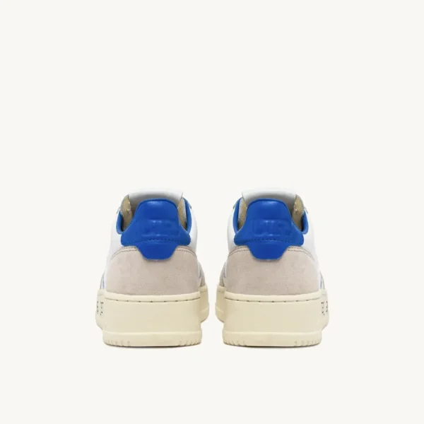 Uomo Autry Uomo | – Sneaker Medalist Low in Pelle Bianca e Suede Lettering