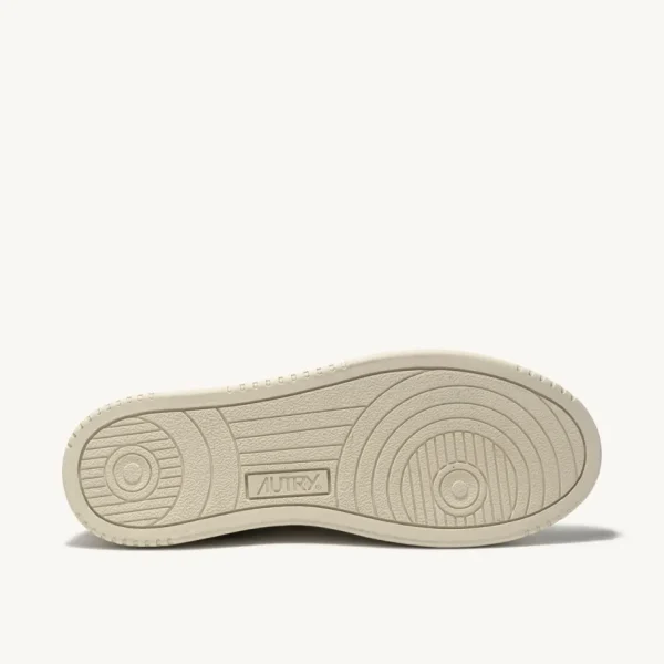 Uomo Autry Uomo | – Sneaker Medalist Low in Pelle Bianca Verde