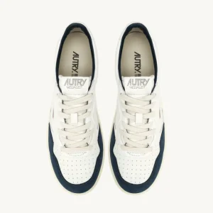 Uomo Autry Uomo | – Sneaker Medalist Low in Pelle e Suede Bianca Capri