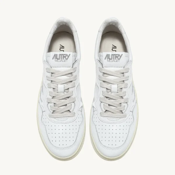 Uomo Autry Uomo | – Sneaker Medalist Low in Pelle Bianca