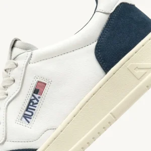 Uomo Autry Uomo | – Sneaker Medalist Low in Pelle e Suede Bianca Capri