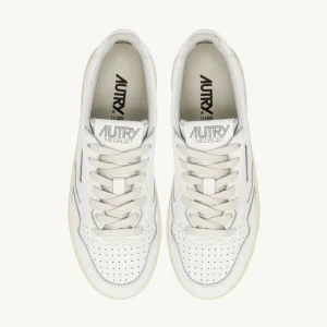 Donna Autry Donna | – Sneaker Medalist Platform in Pelle Bianca