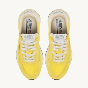 Donna Autry Donna | – Sneaker Reelwind in Nylon Suede Giallo