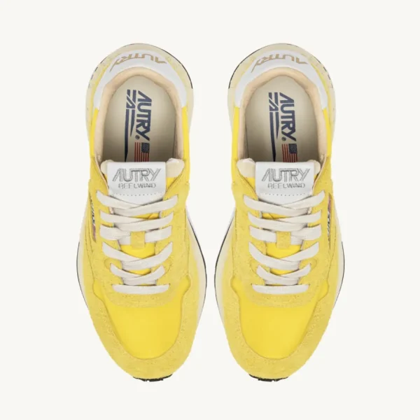 Donna Autry Donna | – Sneaker Reelwind in Nylon Suede Giallo
