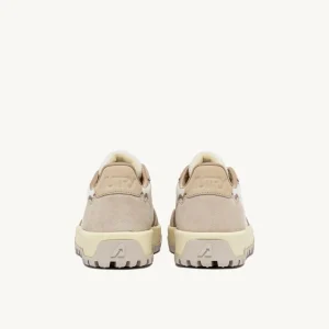 Uomo Autry Uomo | Donna | – Wildpace Low in Mesh e Suede Bianca Sand