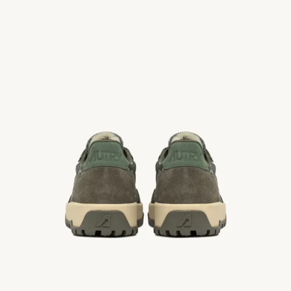 Uomo Autry Uomo | – Wildpace Low in Mesh e Suede Schio Military