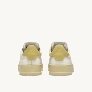 Uomo Autry Uomo | Sneaker Dallas in Pelle di Capra e Nabuk Giallo