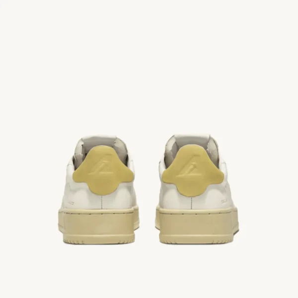 Uomo Autry Uomo | Sneaker Dallas in Pelle di Capra e Nabuk Giallo