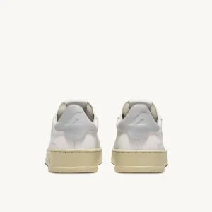 Uomo Autry Uomo | Sneaker Dallas in Pelle di Capra e Nabuk Bianco