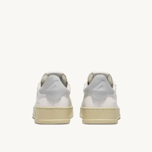 Uomo Autry Uomo | Sneaker Dallas in Pelle di Capra e Nabuk Bianco