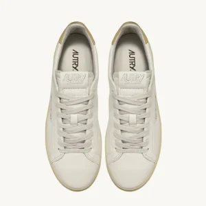 Uomo Autry Uomo | Sneaker Dallas in Pelle di Capra e Nabuk Giallo