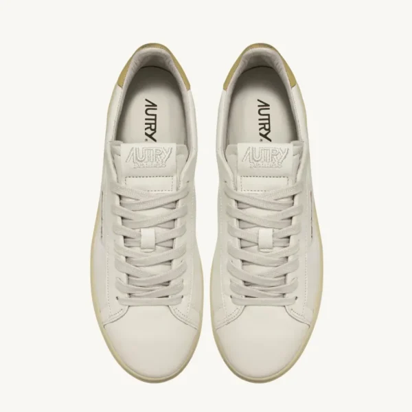 Uomo Autry Uomo | Sneaker Dallas in Pelle di Capra e Nabuk Giallo