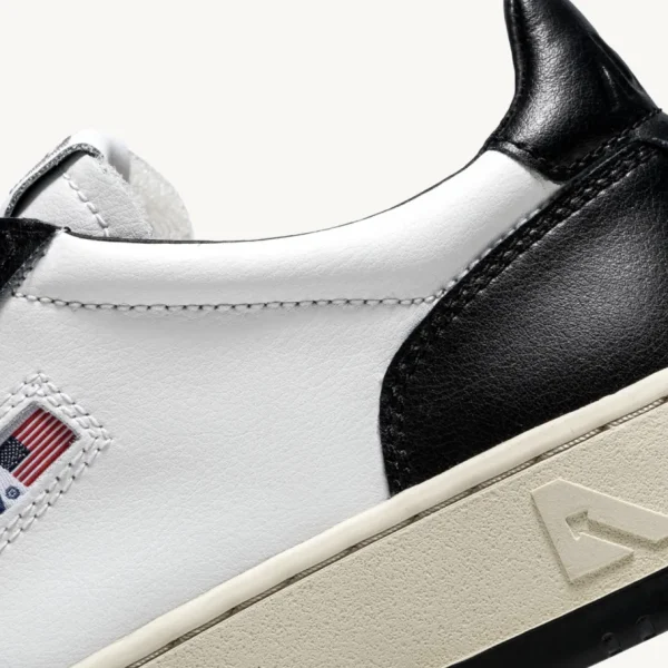 Donna Autry Donna | Sneaker in Pelle Bicolore Bianco Nero