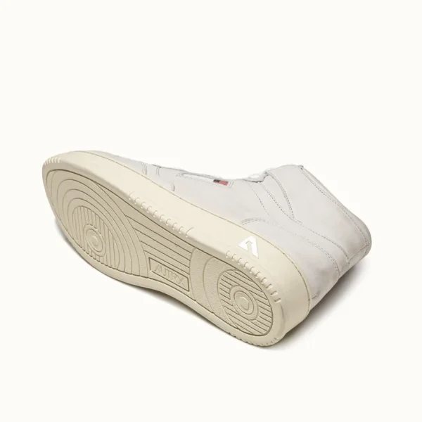 Uomo Autry Uomo | Sneaker Mid Nabuk Bianco