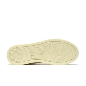 Donna Autry Donna | Sneaker Open Mid Pelle Mesh Suede Bianco Rosa