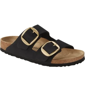 Donna Birkenstock Donna | – Arizona Big Buckle Black, Nubuck Leather