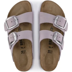 Donna Birkenstock Donna | – Arizona Big Buckle yomo liliac, Nubuk Leather