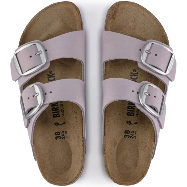 Donna Birkenstock Donna | – Arizona Big Buckle yomo liliac, Nubuk Leather