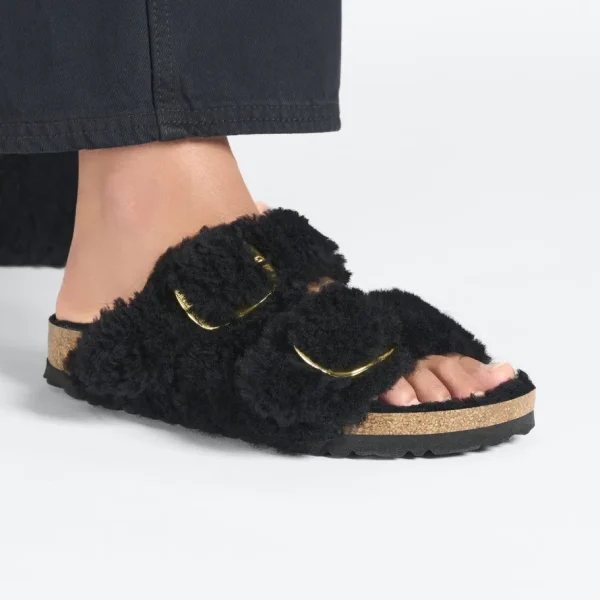Donna Birkenstock Donna | – Arizona Big Buckle Shearling Black