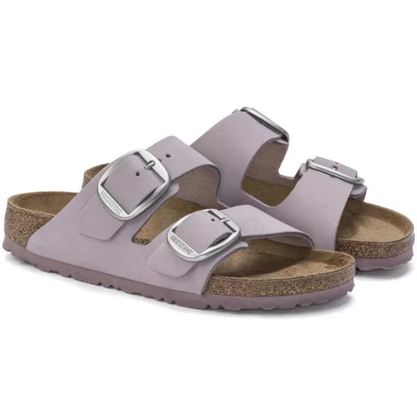 Donna Birkenstock Donna | – Arizona Big Buckle yomo liliac, Nubuk Leather