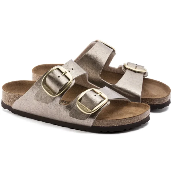 Donna Birkenstock Donna | – Arizona Big Buckle Graceful Taupe, Birko Flor