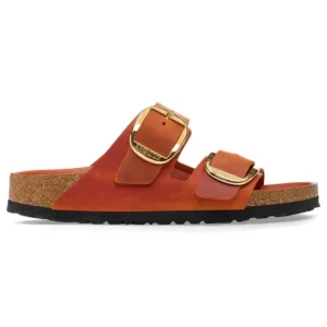 Donna Birkenstock Donna | – Arizona Big Buckle Burnt Orange, Oiled Leather