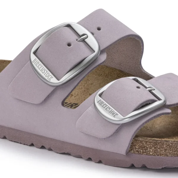 Donna Birkenstock Donna | – Arizona Big Buckle yomo liliac, Nubuk Leather
